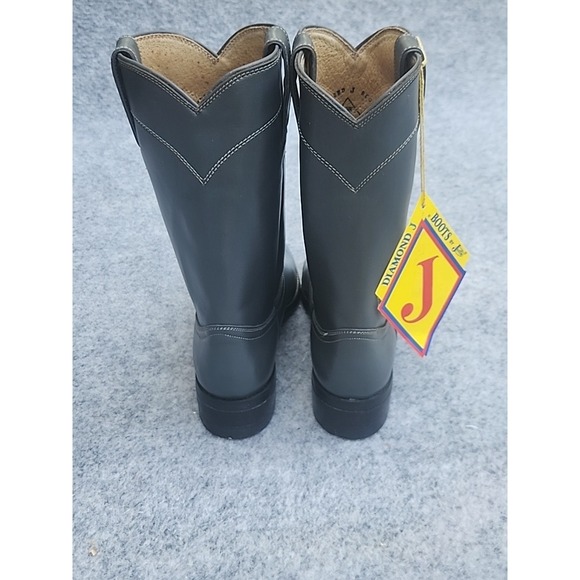 Justin Diamond J Vintage Western Boots Womens 5.5 B Gray Style 3056 NWT - Picture 9 of 11
